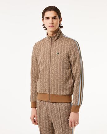 Sweatshirt zippé Paris jacquard monogramme offre à 190€ sur Lacoste