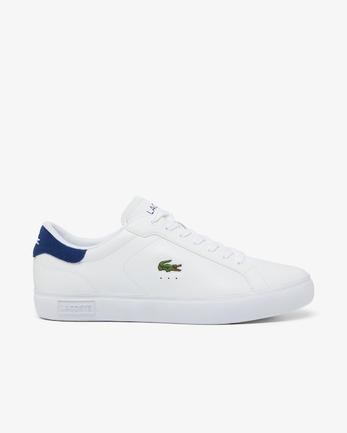 Sneakers Powercourt homme cuir à languette siglée offre à 100€ sur Lacoste