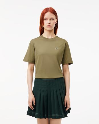 T-shirt relaxed fit en jersey de coton pima léger offre à 60€ sur Lacoste