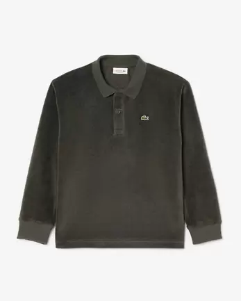 Polo manches longues velours offre à 75€ sur Lacoste