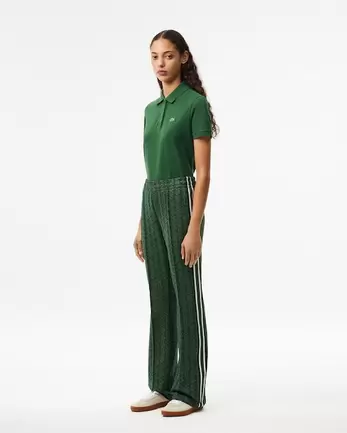 Pantalon de survêtement flare monogramme offre à 170€ sur Lacoste