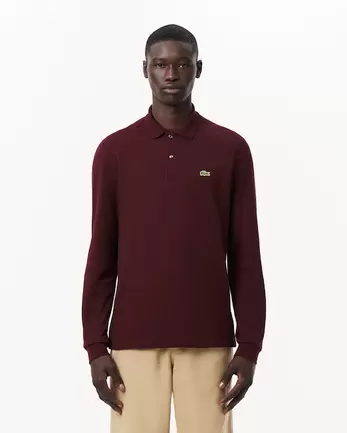 Polo L.12.12 classic fit manches longues offre à 120€ sur Lacoste