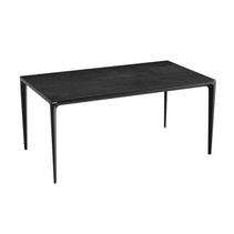 Table à manger Valencia en céramique et piètement acier noir l.180 cm - finition Titane offre à 1849€ sur Cuisines Schmidt