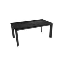 Table à manger extensible Bogota en céramique et piètement acier noir 180-260 cm - finition Titane offre à 2799€ sur Cuisines Schmidt