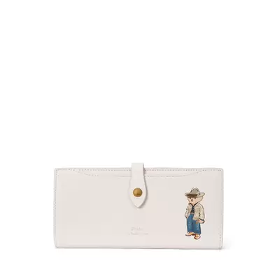 Portefeuille Polo Bear à pression cuir offre à 249€ sur Ralph Lauren