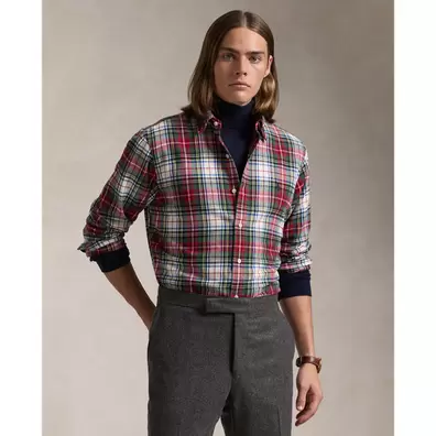 Chemise Oxford grattée ajustée offre à 149€ sur Ralph Lauren