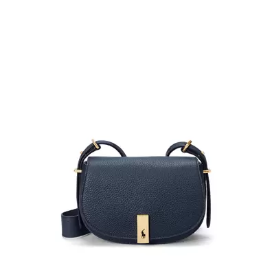 Sac Mini Saddle Bag Polo ID en cuir offre à 499€ sur Ralph Lauren