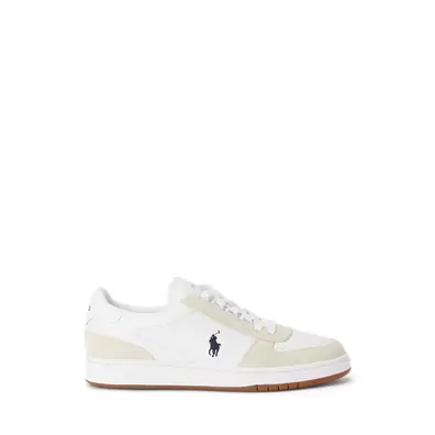 Baskets Court en cuir et daim offre à 129€ sur Ralph Lauren