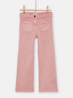 Jean large taille haute rose pale pour fille offre à 22,99€ sur DPAM