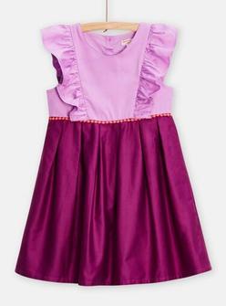 Robe bicolore violette pour fille offre à 17,99€ sur DPAM