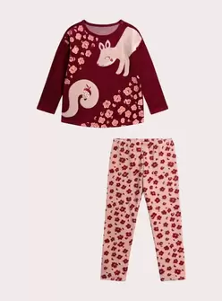 Pyjama en velours rose pour fille offre à 22,99€ sur DPAM