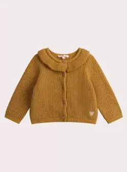 Cardigan manches longues à col fantaisie pour bébé fille offre à 22,99€ sur DPAM