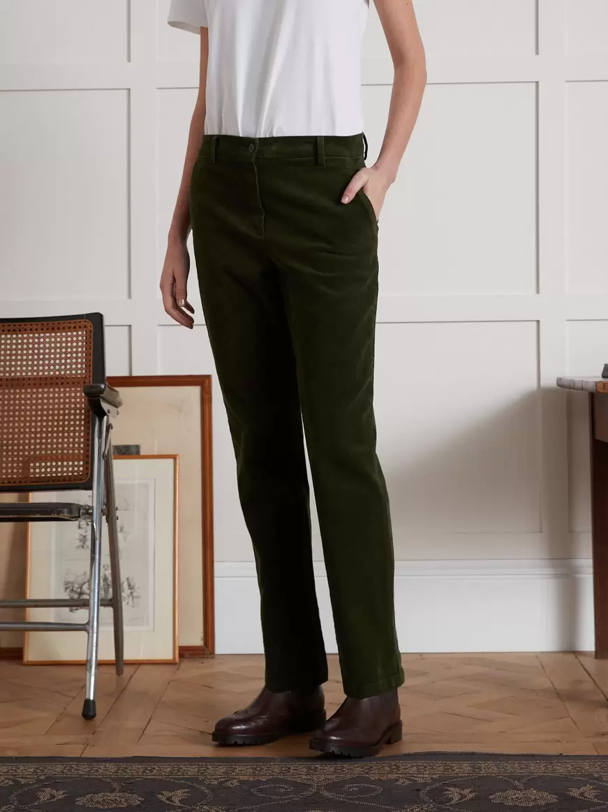 Pantalon chino velours femme offre à 89,9€ sur Cyrillus