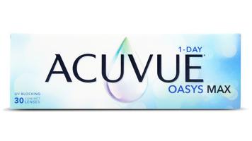 Lentilles de contact 1 Day Acuvue Oasys Max Boîte de 30                                    Ethicon Vistakon offre à 34,5€ sur Krys