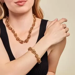 Bracelet Huda Acier Jaune  - 19 cm offre à 49€ sur Histoire d'Or