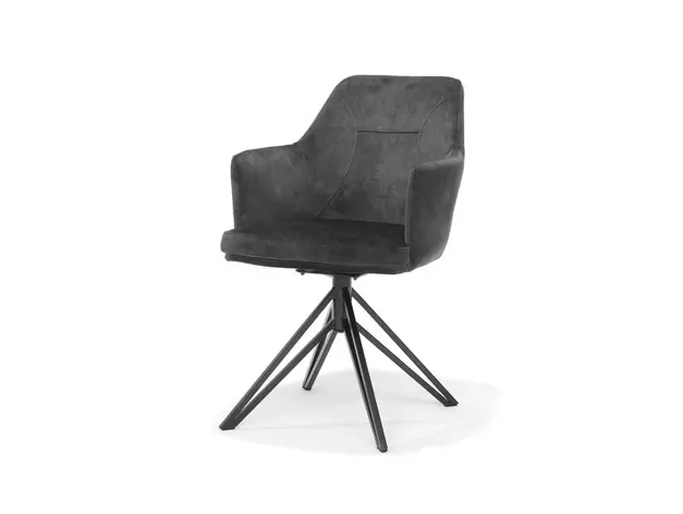 FAUTEUIL TISSU PIVOTANT PIED MÉTAL offre à 239€ sur Atlas