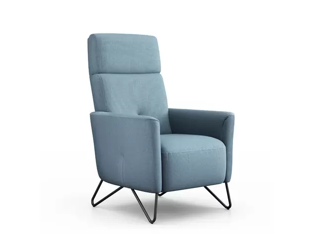 FAUTEUIL KING CUIR DOSSIER HAUT offre à 1359€ sur Atlas