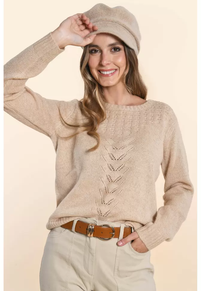 FLORINE - PULL - BEIGE CHINE offre à 139€ sur Un Jour Ailleurs