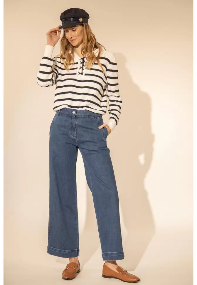 JEANS CROP - DENIM - GUIMAUVA offre à 129€ sur Un Jour Ailleurs