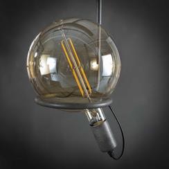 Ampoule globe 20 cm ambré LED filament lumière chaude (E27) offre à 39,96€ sur Pier Import