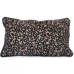 Coussin léopard taupe noir 30x50 offre à 11,97€ sur Pier Import