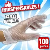 Lot de 100 Gants jetables offre à 9,99€ sur Outiror