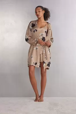 Kimono en viscose AUTUMN BLOSSOM offre à 34,95€ sur Intimissimi