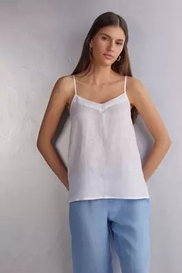 Top en toile de lin offre à 29,9€ sur Intimissimi