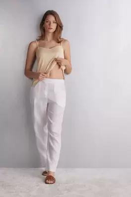 Pantalon en toile de lin offre à 39,9€ sur Intimissimi