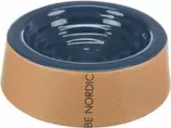 Gamelle en céramique bleu foncé et beige pour chien offre à 12,99€ sur Terranimo