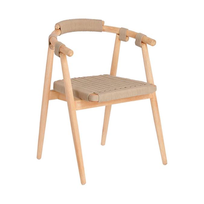 Chaise salle à manger en bois massif d'eucalyptus vert - Majela offre à 174,3€ sur Geneviève Lethu