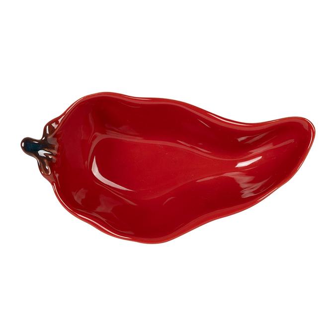 Coupelle en forme de piment en grès rouge 18x8.5cm offre à 9,95€ sur Geneviève Lethu