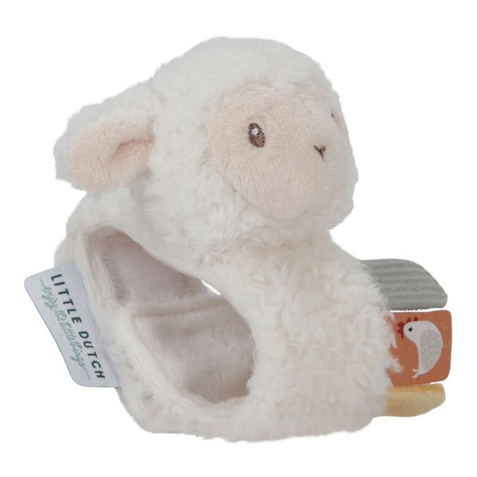 Hochet de poignet mouton - Little Farm offre à 12,95€ sur Geneviève Lethu