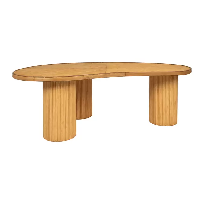 Table basse en rotin et bambou naturel 124x73cm - Saori offre à 259€ sur Geneviève Lethu