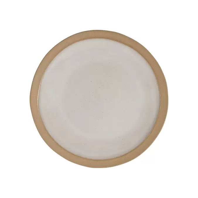 Assiette à dessert en grès blanc d21.5cm - Jade offre à 10,95€ sur Geneviève Lethu