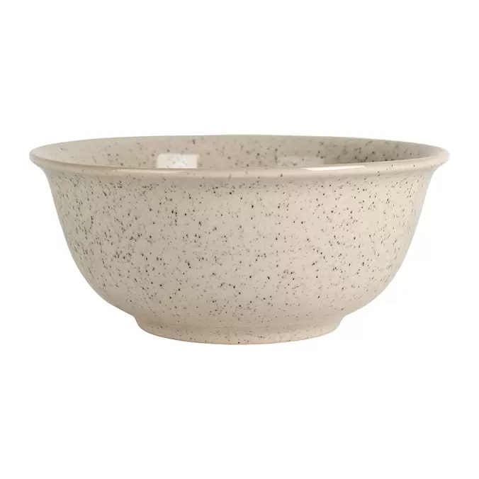 Coupelle en grès blanc moucheté d15cm - Jeanne offre à 7,95€ sur Geneviève Lethu