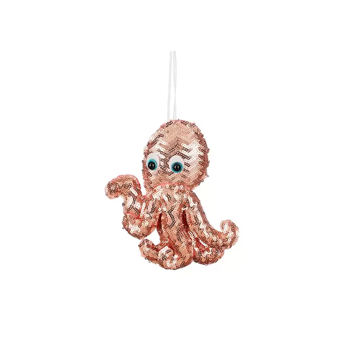 Ornement octopus champagne offre à 9,95€ sur Geneviève Lethu