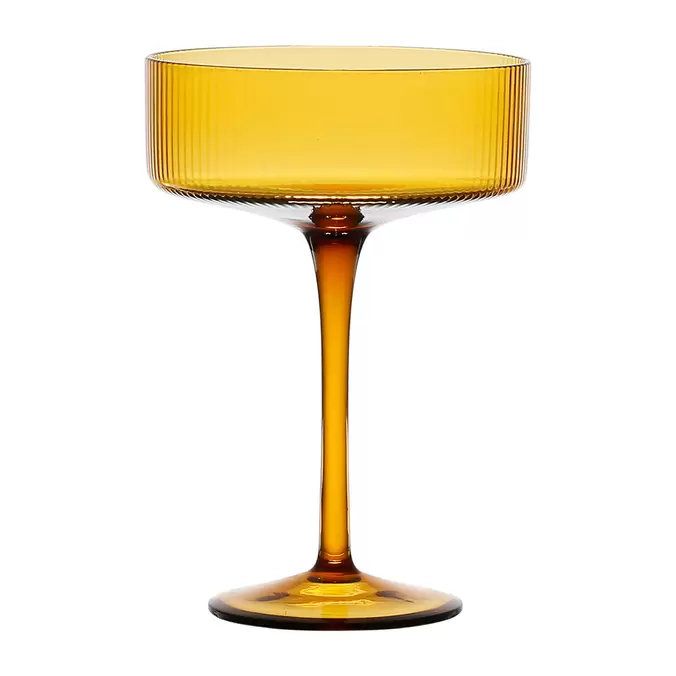 Coupe champagne en verre ambre 33cl - Champart offre à 11,95€ sur Geneviève Lethu