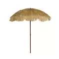 Parasol en paille inclinable avec manche en métal 210cm offre à 59,9€ sur Geneviève Lethu