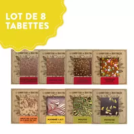 Lot Tablette - 80G offre à 35,6€ sur Le Comptoir de Mathilde