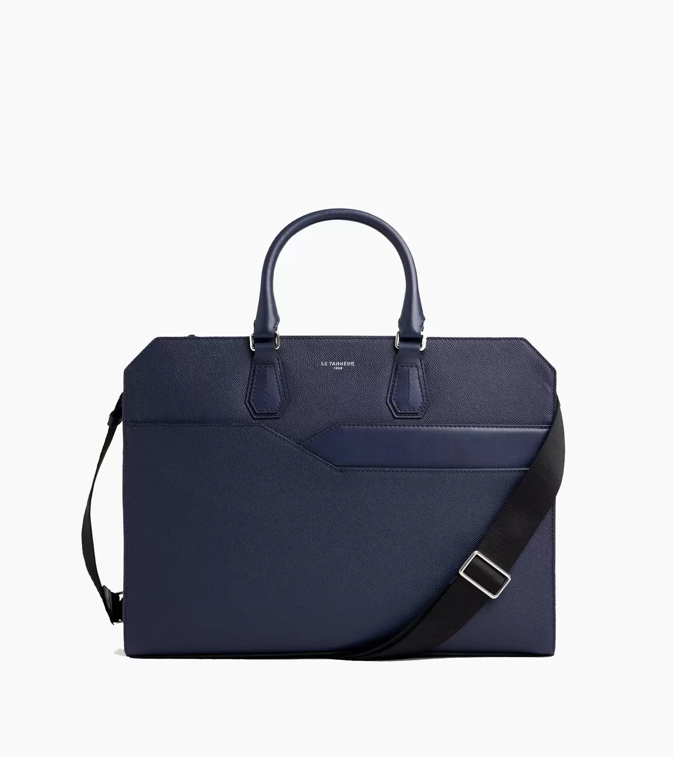 Porte documents slim 15"en cuir grain croisé offre à 550€ sur Le Tanneur