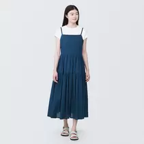 Robe caraco en voile de coton femme . offre à 25€ sur Muji