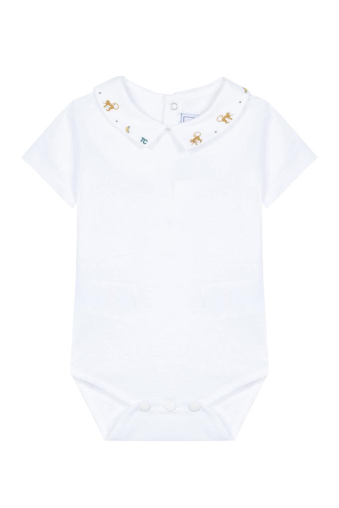 Body                                  Jersey blanc broderies fantaisies offre à 30€ sur Tartine et chocolat