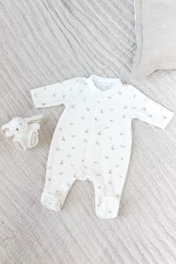 Pyjama Sable velours imprimé renard offre à 90€ sur Tartine et chocolat