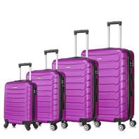 Lot de 4 valises rigides FG679 45, 55, 65 et 75 cm Violet offre à 125€ sur Rayon d'Or