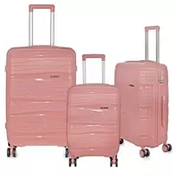 Lot de 3 valises rigides Fashion 6886 55, 64 et 75 cm Rose offre à 39,9€ sur Rayon d'Or