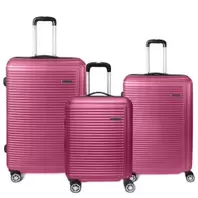 Lot de 3 valises rigides Summer Extensibles 77, 67 et 55 cm Fuxia offre à 125€ sur Rayon d'Or