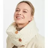 Snood à Boutons Ecru Aran Woollen Mills Ref : 49889 offre à 50,96€ sur Le Comptoir irlandais