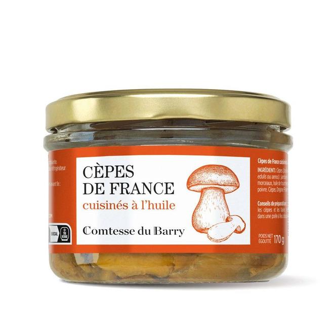 Cèpes de France cuisinés à l'huile offre à 12,9€ sur Comtesse du Barry