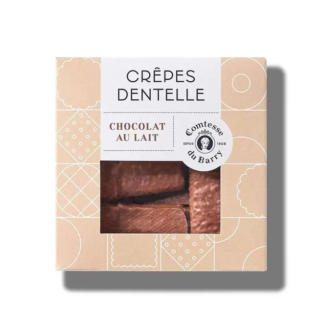 Crêpes dentelle chocolat au lait 80g offre à 5,9€ sur Comtesse du Barry